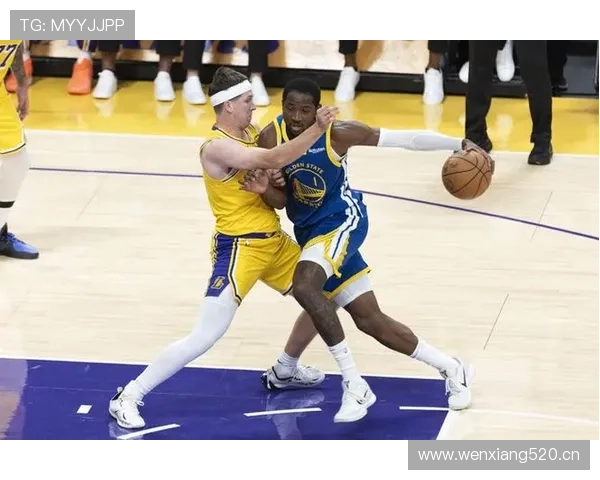 库明加突破效率提升显著，挡拆配合拉开勇士前场空间