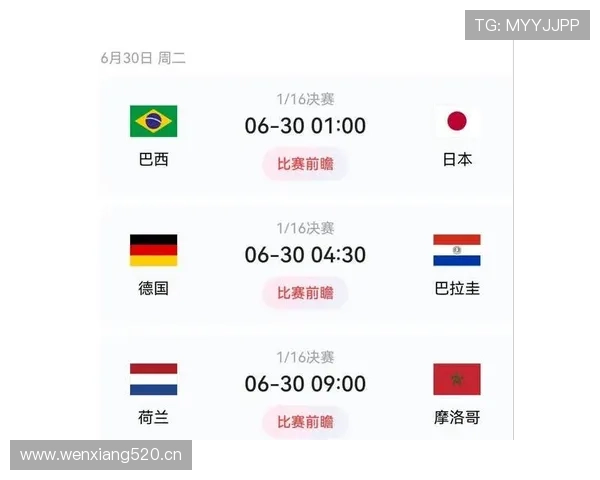 德国、荷兰相继出局：2026世界杯淘汰赛首轮冷门频出